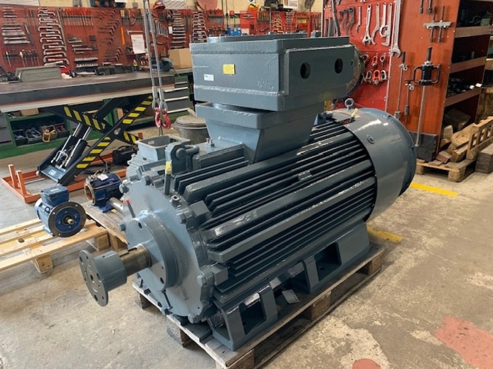 Réfection totale d'un moteur courant alternatif CEN de 220 kW